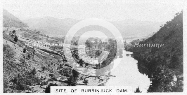 Site of the Burrinjuck Dam, New South Wales, Australia, 1928. Artist: Unknown