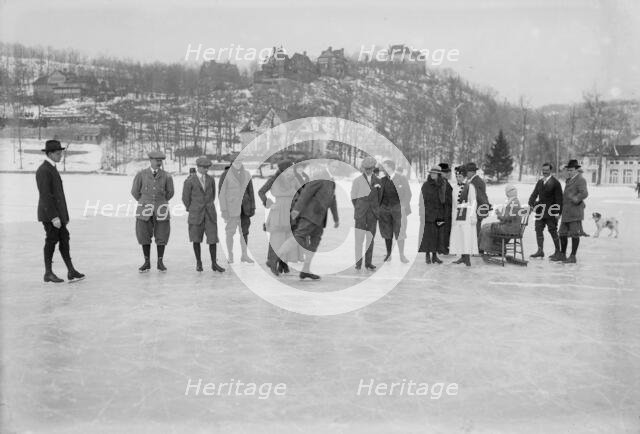On Tuxedo Lake, between c1910 and c1920. Creator: Bain News Service.