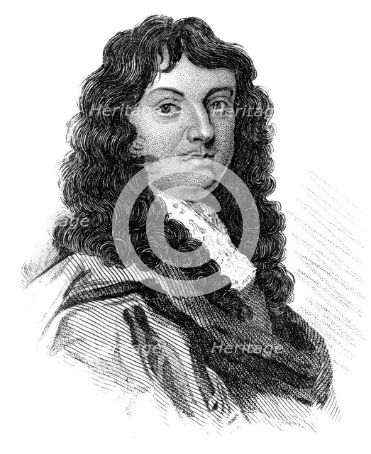 Sir William Temple, 17th century English statesman and essayist, (c1850). Artist: Unknown