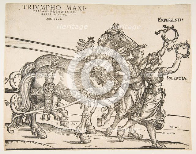 The Great Triumphal Car, eight sheet.n.d. Creator: Unknown.