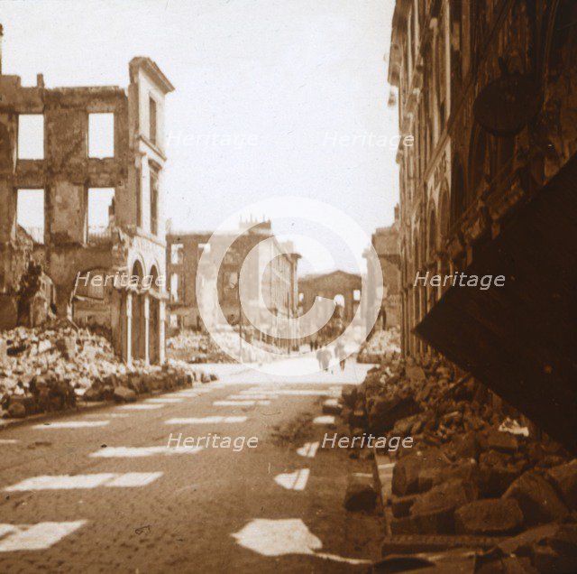 Place Royal, Reims, northern France, c1914-c1918. Artist: Unknown.