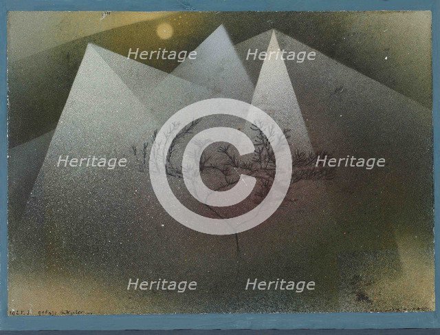 Mountains in Winter (Gebirge im Winter), 1925.