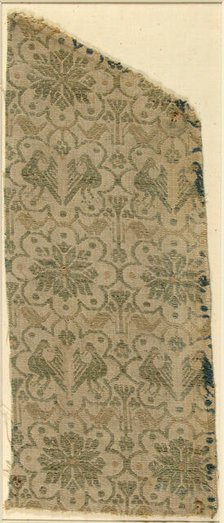 Textile, Italian, ca. 1400. Creator: Unknown.