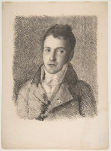 Portrait of a Young Man, ca. 1820. Creator: Formerly attributed to Goya (Francisco de Goya y Lucientes) (Spanish, Fuendetodos 1746-1828 Bordeaux).