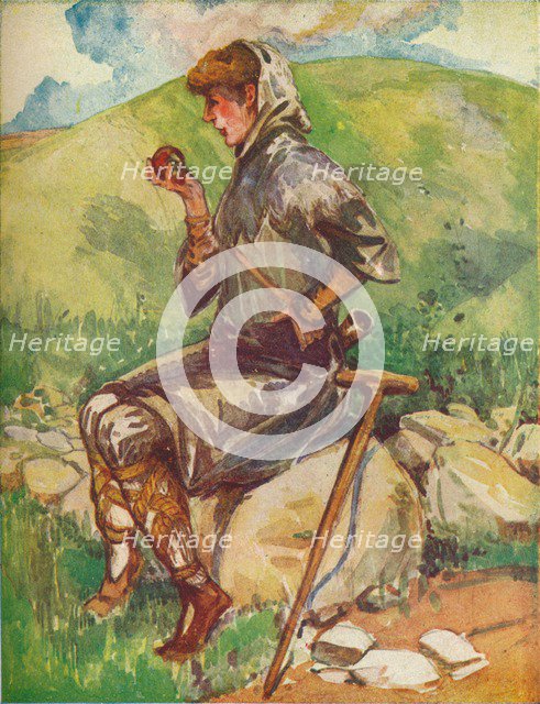 'A Peasant of Early England (William I. - Henry III)', 1907. Artist: Dion Clayton Calthrop.