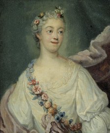 Ulrika Lovisa Tessin, c1730s. Creator: Jakob Bjork.