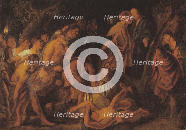 The Betrayal and Arrest of Christ in Gethsemane, 1608-1640. Creator: Jacob Jordaens.