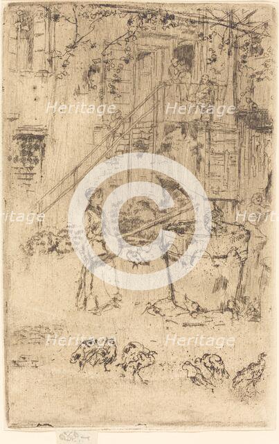 Turkeys, 1880. Creator: James Abbott McNeill Whistler.