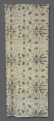 Sarong, 1850s-1860s. Creator: Unknown.