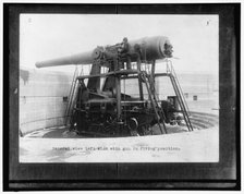 General view left side with gun in firing position, between 1910 and 1920. Creator: Harris & Ewing.