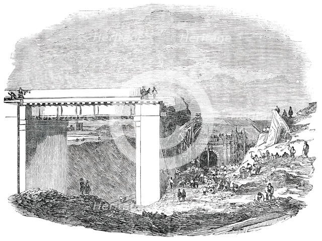 Fallen Railway Arches in Copenhagen-Fields, 1850. Creator: Unknown.