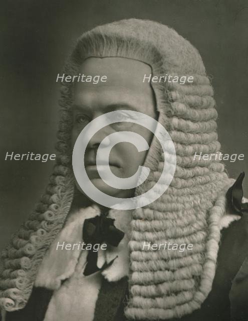 'The Right Honorable The Earl of Halsbury', c1880s, (c1907). Creator: Elliott & Fry.