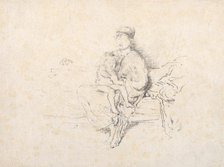 Mother and Child, No. 2, 1896. Creator: James McNeill Whistler (American, 1834-1903).