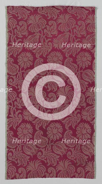 Length of Silk Textile, 1600s. Creator: Unknown.