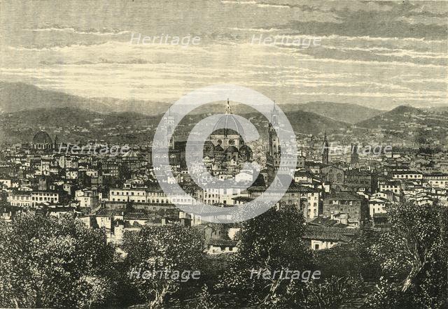 'View of Florence from the Belvedere', 1890.   Creator: Unknown.