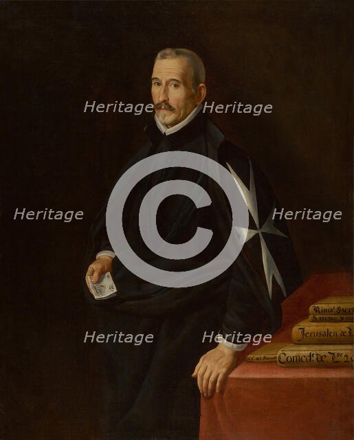 Portrait of the Poet Félix Lope de Vega (1562-1635). Creator: Hamen y León, Juan van der (1596-1631).