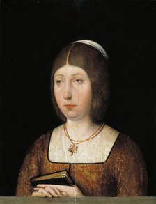 Queen Isabella I of Castile, c. 1490. Artist: Anonymous  