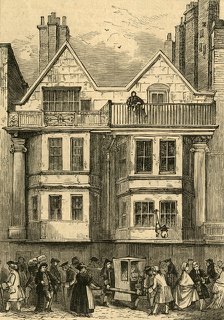 'Old Houses in Fleet Street, near St. Dunstan's Church, now rebuilt', (1897). Creator: Unknown.