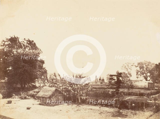 Old Burial Ground, Dum Dum, Calcutta, 1850s. Creator: Unknown.