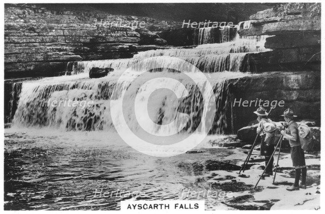 Aysgarth Falls, Wensleydale, Yorkshire Dales, 1937. Artist: Unknown