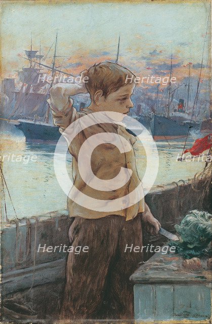 The ship's boy, 1887. Artist: Guiard, Adolfo (1860-1916)