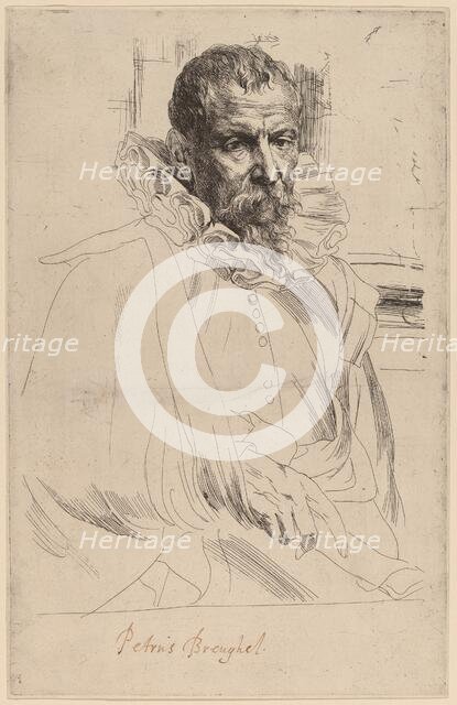 Pieter Bruegel the Younger, probably 1626/1641. Creator: Anthony van Dyck.