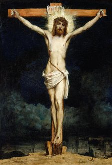 Christ on the cross, 1881. Creator: Jules Elie Delaunay.