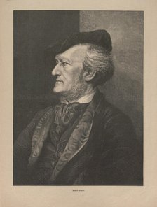 Richard Wagner, 1875. Creator: Anonymous.