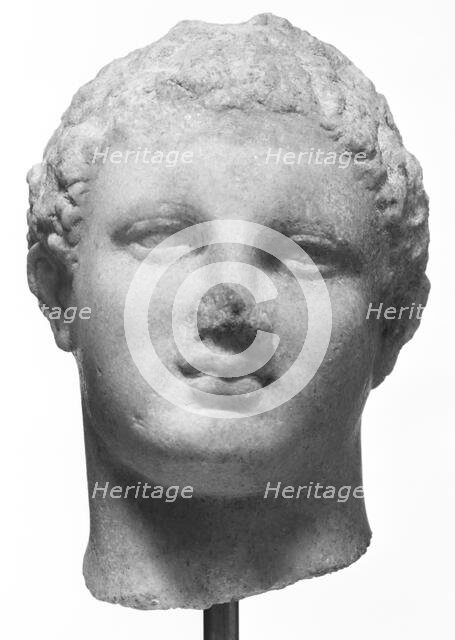 Head of a Statuette of Demetrios Poliorketes, 3rd century BC. Creator: Unknown.