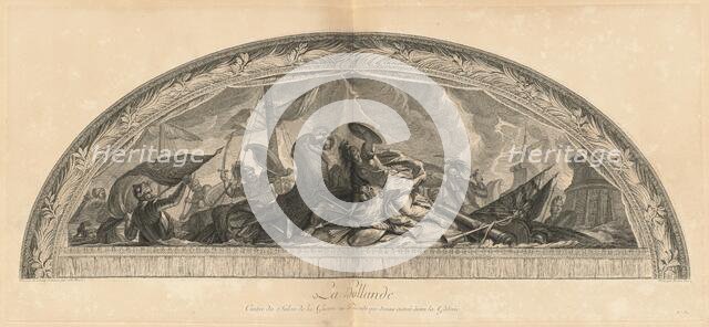 La Hollande Cintre du Salon de la Guerre sur L'Arcade qui donne entrée dans...) [pl. 39], published  Creators: Jean-Baptiste Masse, Nicolas Henri Tardieu.