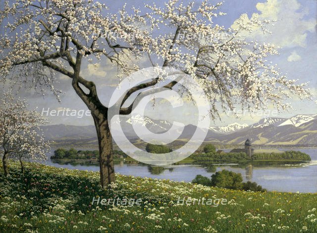 'Bavarian Landscape in Spring', Philipp Graf, 20th century. Artist: Philipp Graf