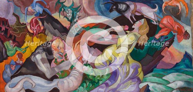 Temptation of St Anthony II, between 1921 a 1922. Creator: Stanislaw Ignacy Witkiewicz.