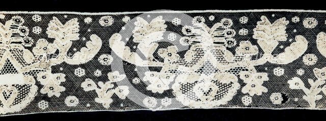 Border (Fragment), Belgium, 1850/1900. Creator: Unknown.