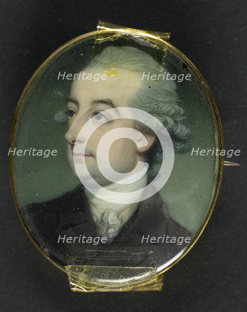 Portrait of a Man, late 18th century. Creator: Richard Crosse.