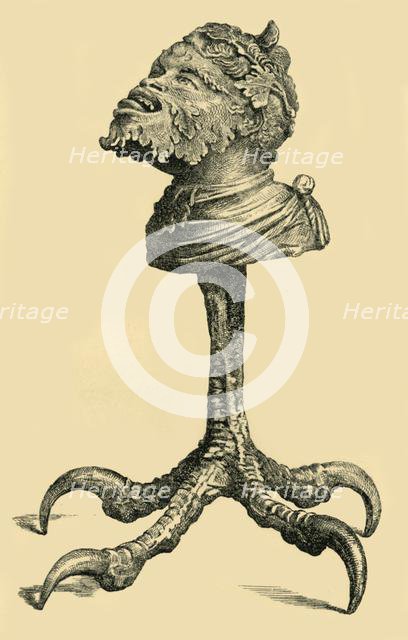 Bronze lamp, c1500-1550, (1881).  Creators: Severo Calzetta da Ravenna, J Emms.