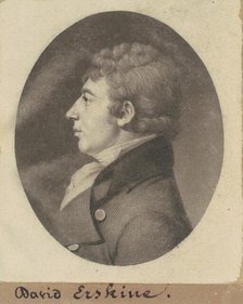 David Montagu Erskine, 1799. Creator: Charles Balthazar Julien Févret de Saint-Mémin.