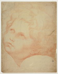 Child's Head, Looking Upward, 17th century. Creator: Possibly after Raphael Sanzio, called Raphael .