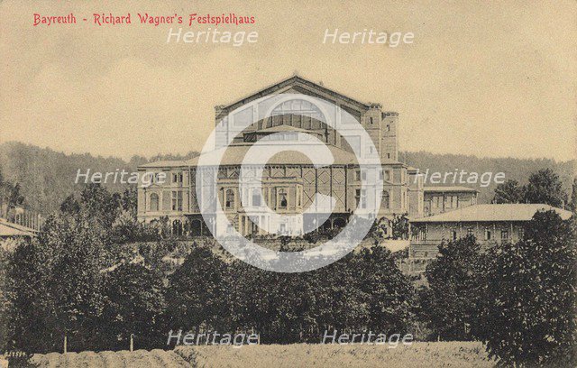 The Bayreuth Festival Theatre, 1900s.