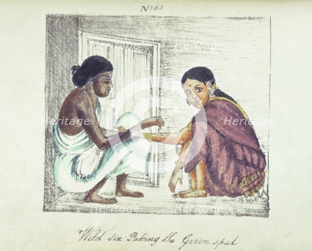 Wild Six Paking the Greenspal, 1837. Creator: Unknown.