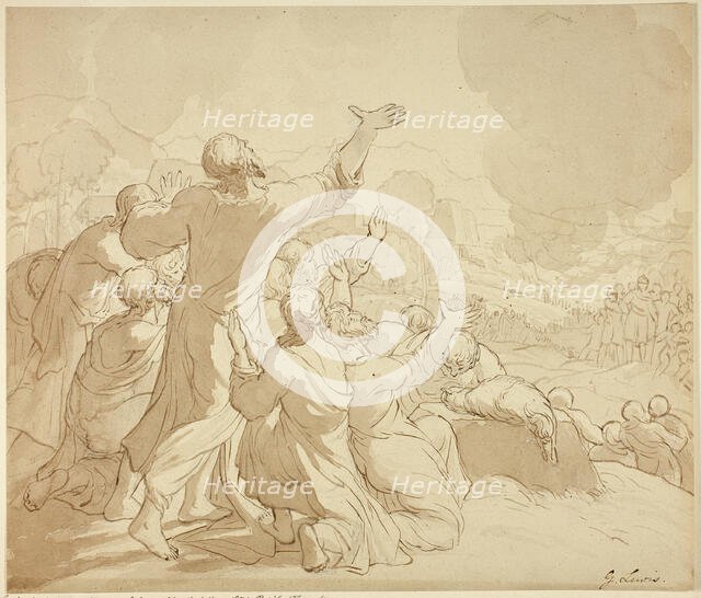 Samuel's Offering: Lesson 10, 1810/20. Creator: George Robert Lewis.