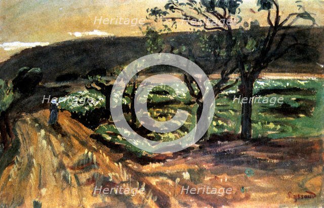 'Ploughing', 1902-1903. Artist: Rene August Seyssaud