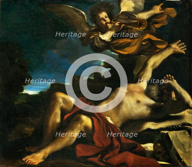 The Vision of Saint Jerome, 1619-1620. Creator: Guercino (1591-1666).