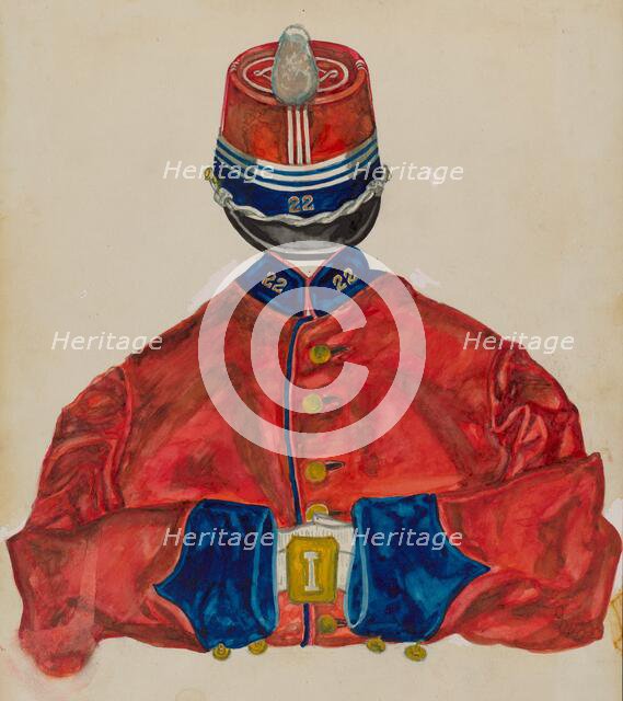 Full Dress Uniform, c. 1936. Creator: Bernard Krieger.