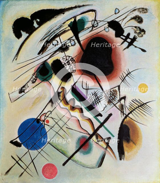 Black Spot, 1921. Creator: Kandinsky, Wassily Vasilyevich (1866-1944).