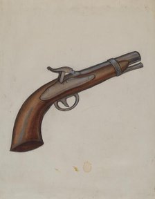 Gun, c. 1936. Creator: Jay Katz.