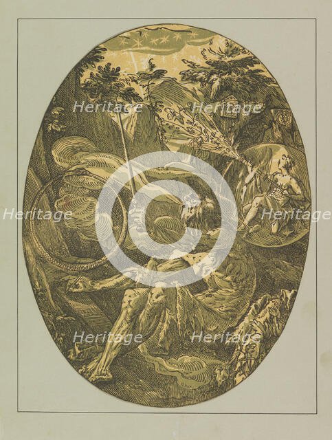 The Magician (Cave of Eternity), ca 1594. Creator: Goltzius, Hendrick (1558-1617).