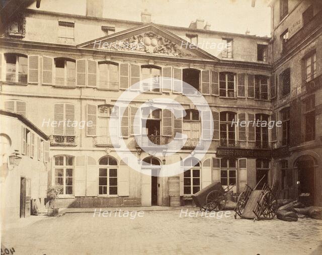 Rue De Montmorency (4052), France, c1900s. Creator: Eugene Atget.