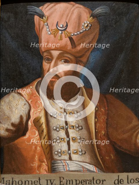 Mehmed IV (1642-1693), Sultan of the Ottoman Empire, 17th century. Artist: Anonymous  