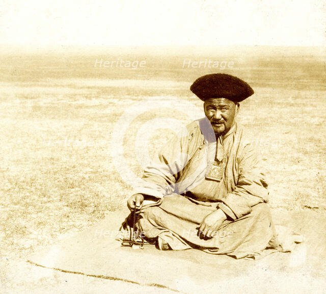 Trading lama Jamse, originally from Khoshun Barin (in southeastern Mongolia)..., 1899. Creator: Unknown.