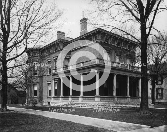Pres[ident] Harrison House, North Delaware Street,Indianapolis, Ind., c1904. Creator: Unknown.